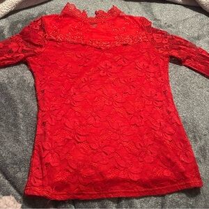 Dress red shirt size medium